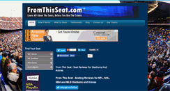 Desktop Screenshot of fromthisseat.com